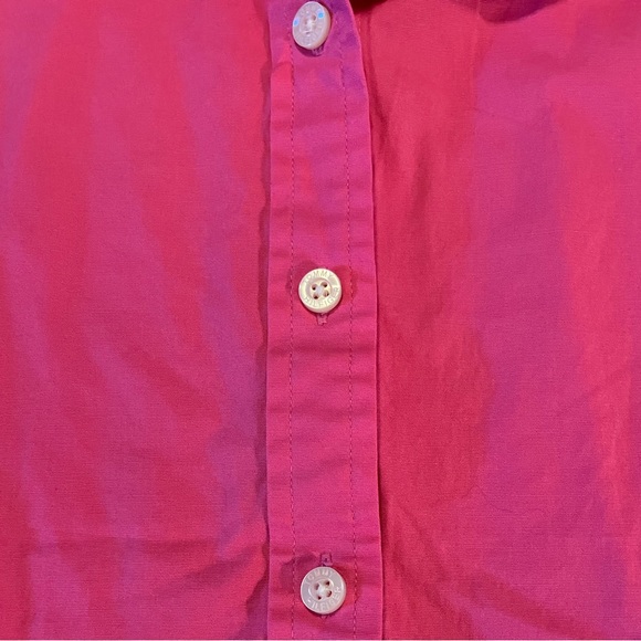 Tommy Hilfiger Pink Sleeveless Button Up Top | Women's 16 - Picture 3 of 5